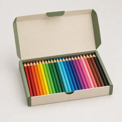 Kolomkar 24-Colour Soft-Core Pencil Set