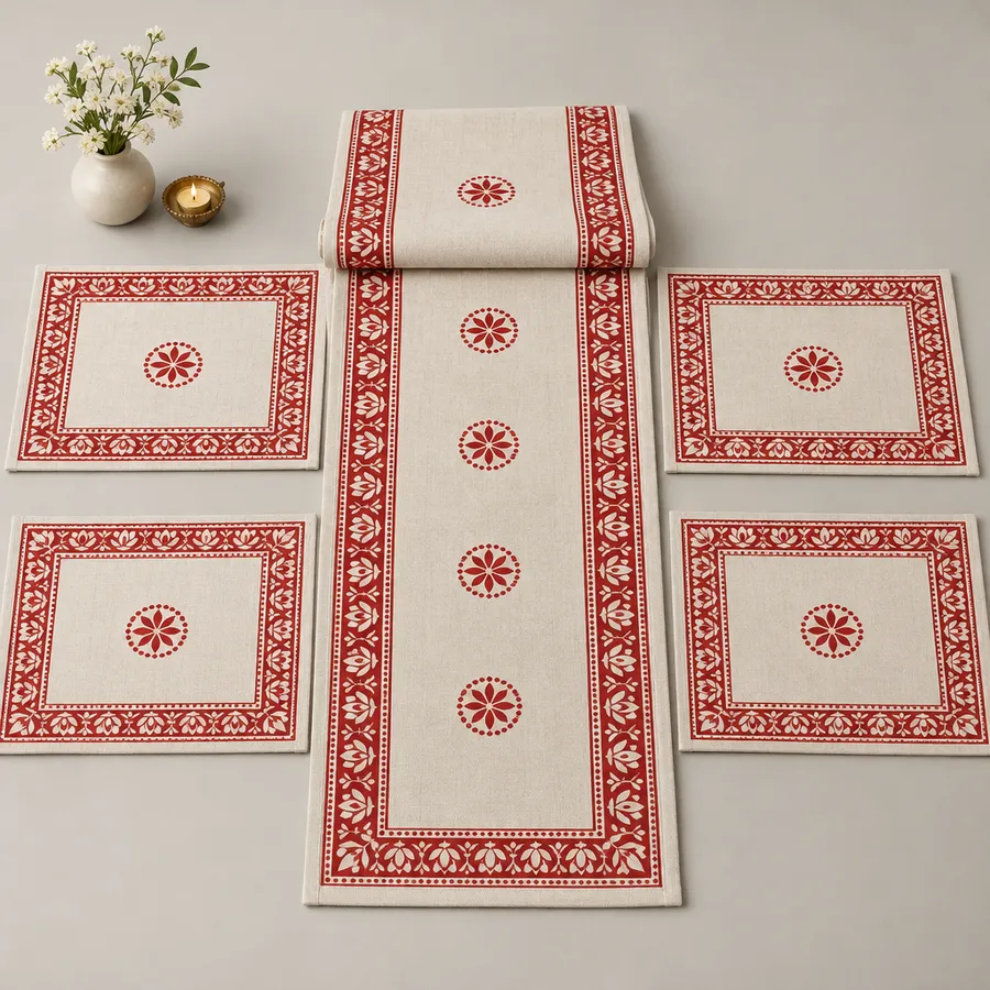 Uphaar Box Pohela Boishakh Alpana Decor Set